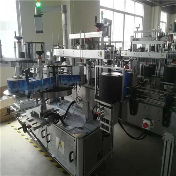 Samolepilna etiketa za nalepke Stroj nalepi 3 nalepke na eno steklenico