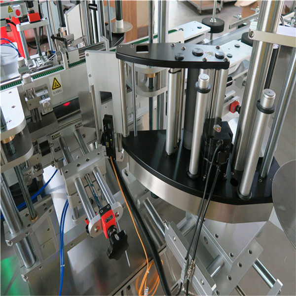 Stroj za etiketiranje nalepk za kozmetične steklenice šampona, dolžina posode 30-100 mm