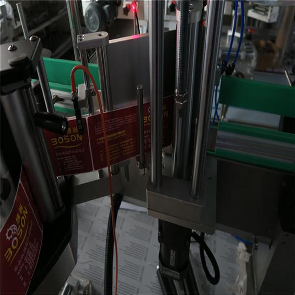 Samodejni dvostranski stroj za etiketiranje steklenic Lepilna nalepka Nalepka Šampon za vino