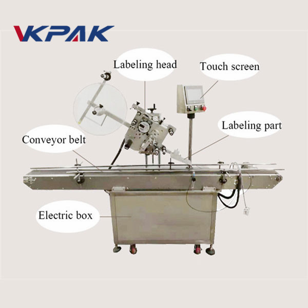 Stroj za etiketiranje vžigalnikov z nalepkami za nalepke z električnim očesom