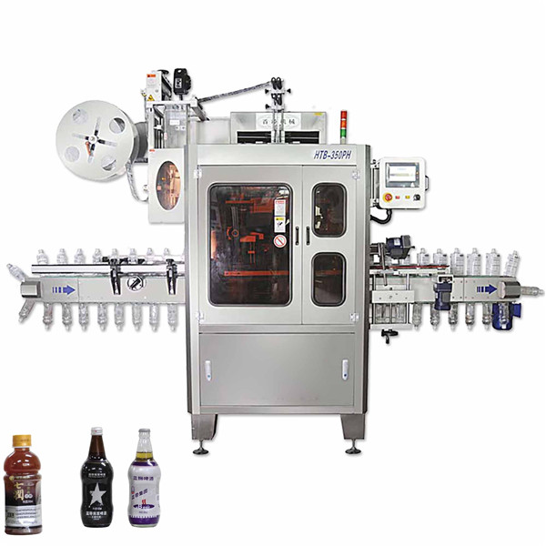 Stroj za etiketiranje nerjavečega rokava celotnega telesa, visoka hitrost 200 bpm 3,5 kW