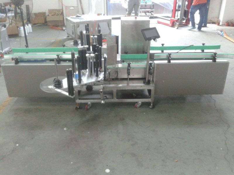 Kitajska Inteligentni stroj za avtomatsko nalepko Siemens PLC Control z zbiralno površino dobavitelj