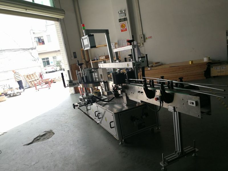 Kitajska Stroj za etiketiranje nalepk z okroglo steklenico z dvojnim obrazom, dobavitelj širine etikete 190 mm